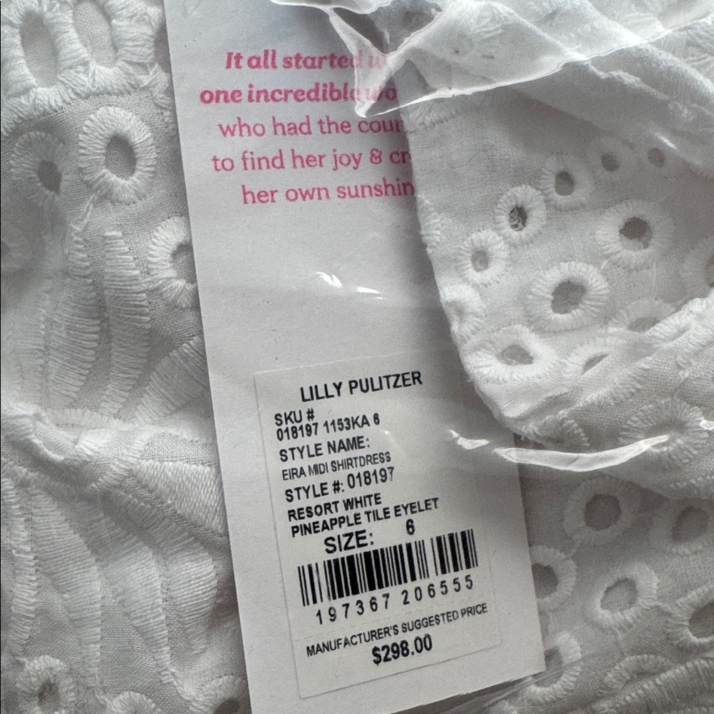 NWT Lilly Pulitzer Eira Midi Shirt Dress - Picture 3 of 3